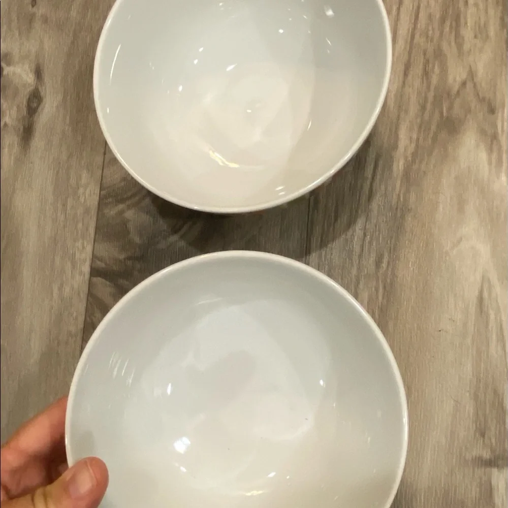 Tabletops Gallery WESTWOOD Porcelain Cereal Bowls Set‎ of 2